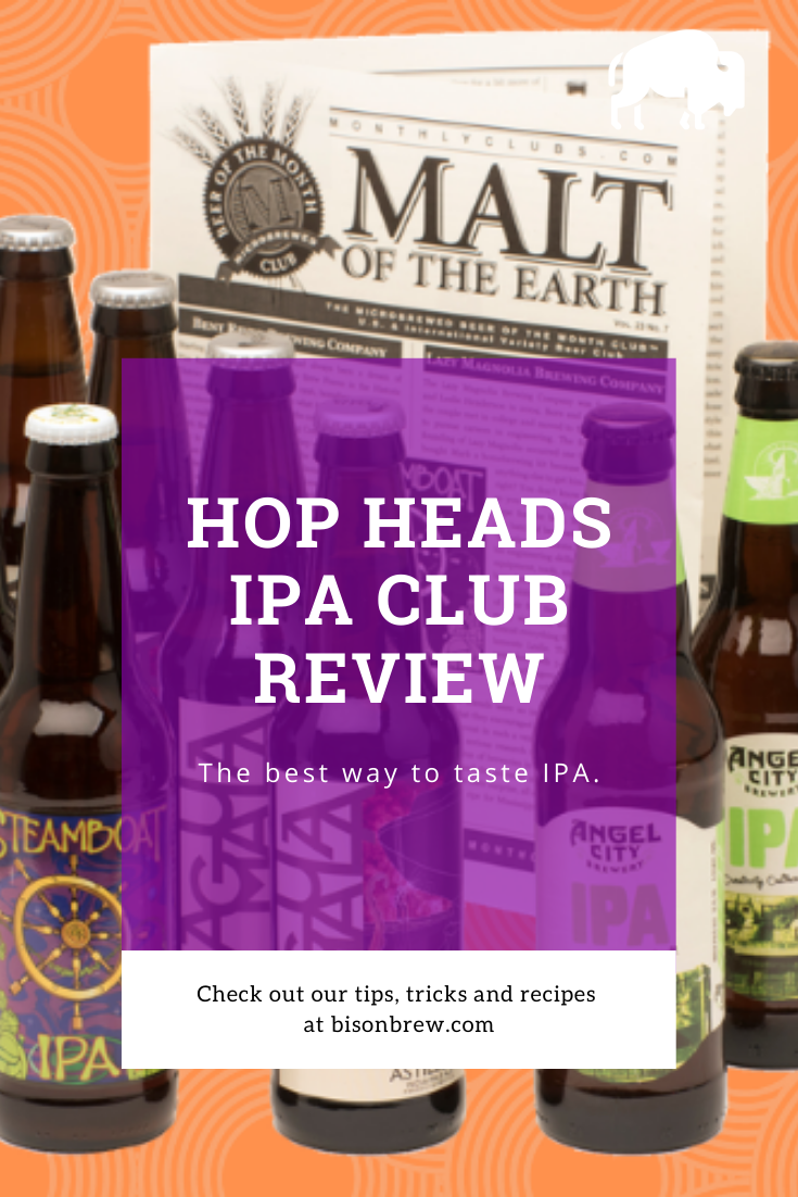 IPA of the month club sample including a newsletter and 12 IPAs